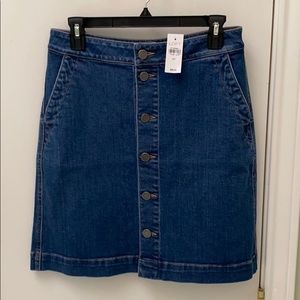 NWT LOFT Jean skirt